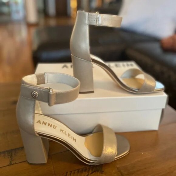 Anne Klein Ankle Strap Block Heel - Picture 4 of 4